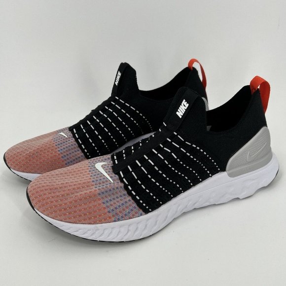 Nike Other - Nike Men's React Phantom Run Flyknit 2 Running Shoes 13 Black DQ7647-001 Slip-on